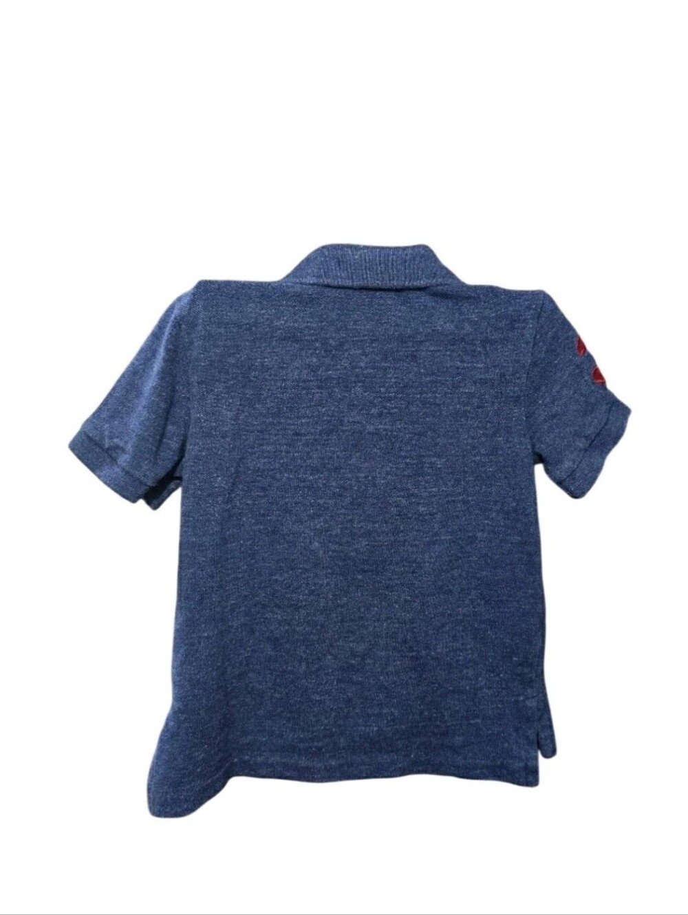 Kids Polo Ralph Lauren Boys Blue Polo Shirt Embroidered Big Red Pony Kids Sz 2T - Picture 2 of 14